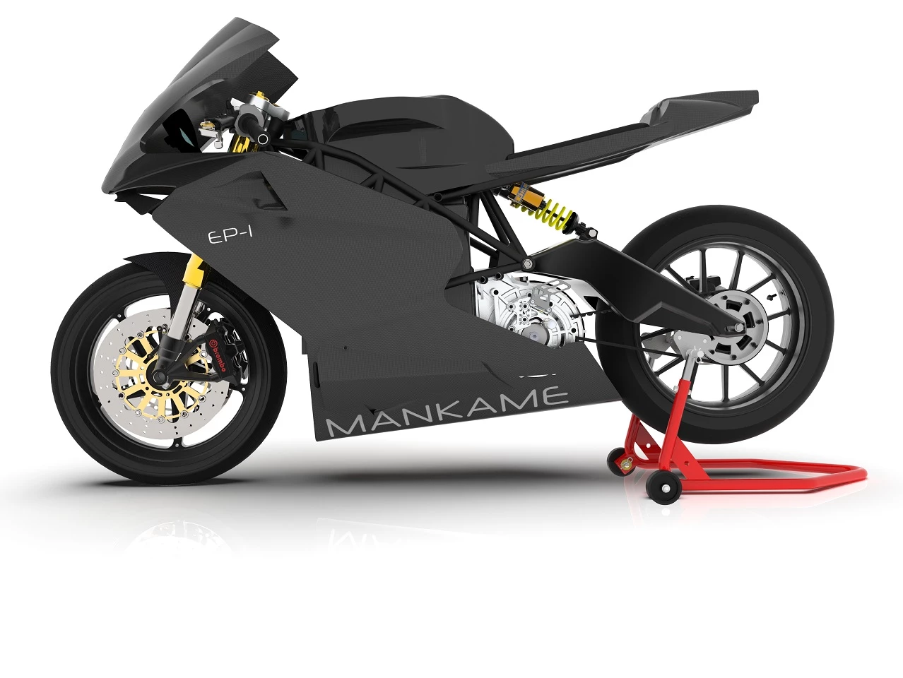 Mankame designed the EP-1 as a typical sportbike