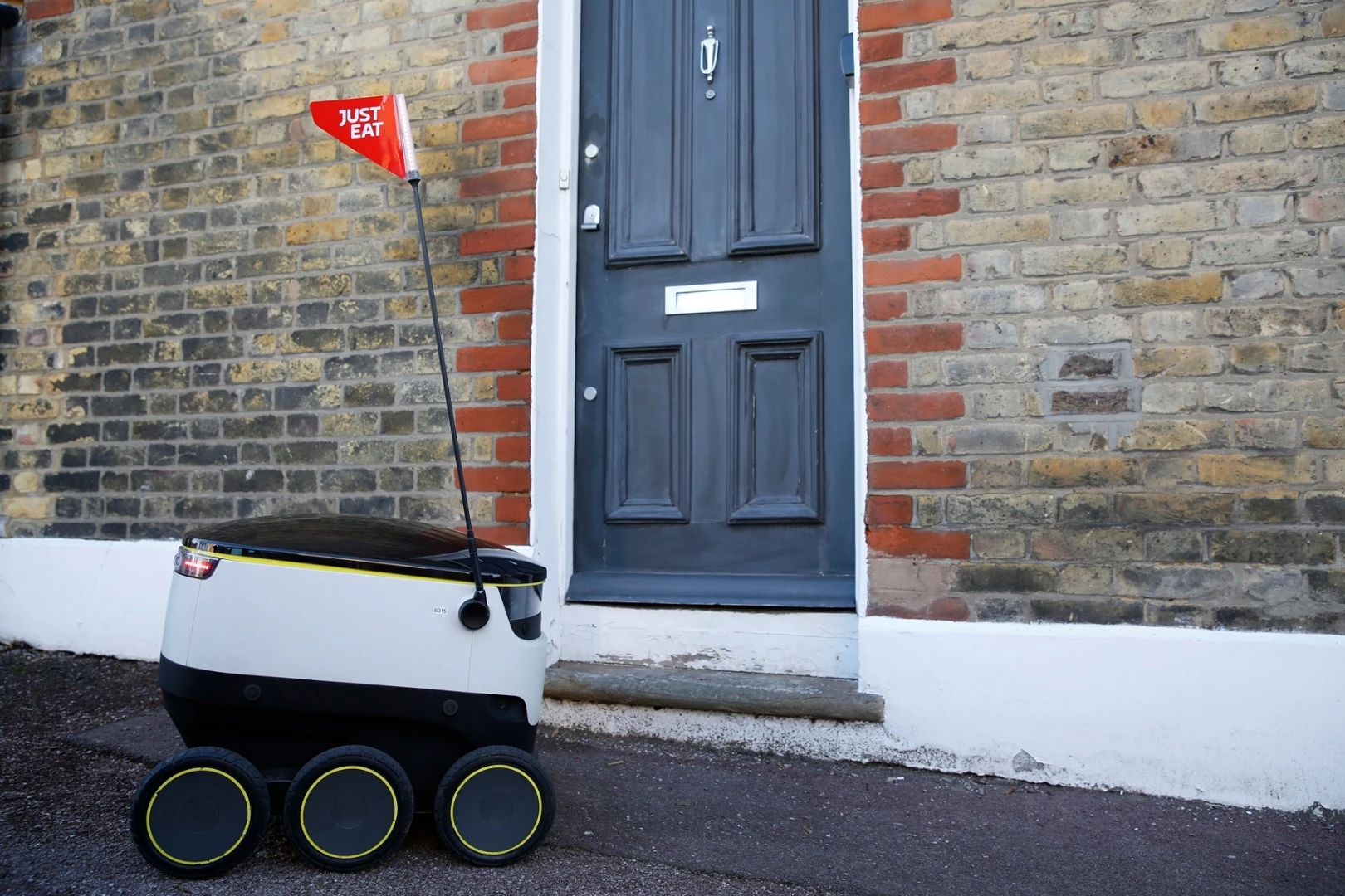 Just Eat and Starship Technologies has been testing the delivery robots for five months in Greenwich