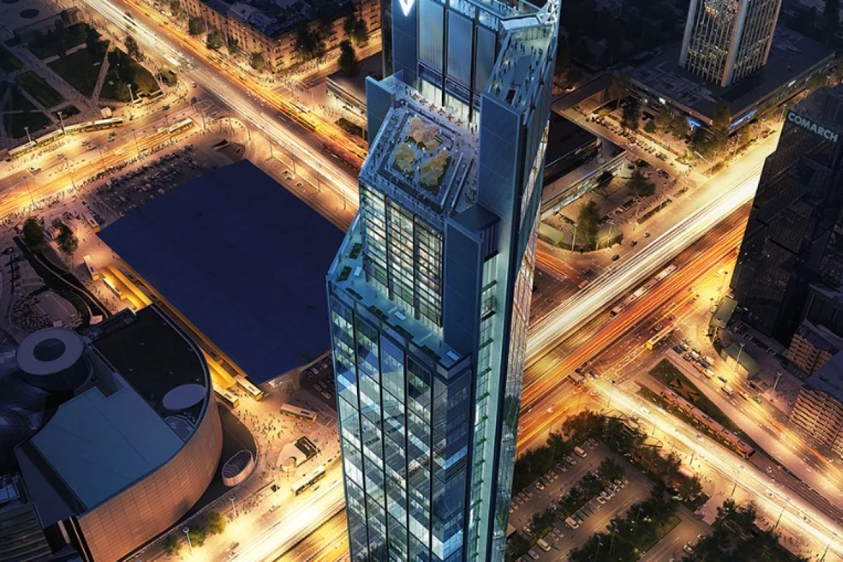 The Varso Tower will be Poland's first supertall skyscraper – that is, a skyscraper measuring at least 300 m (984 ft) tall