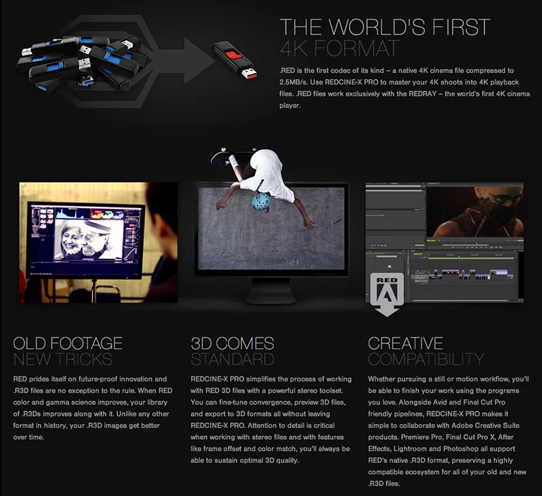 RED .RED codec promotional grab