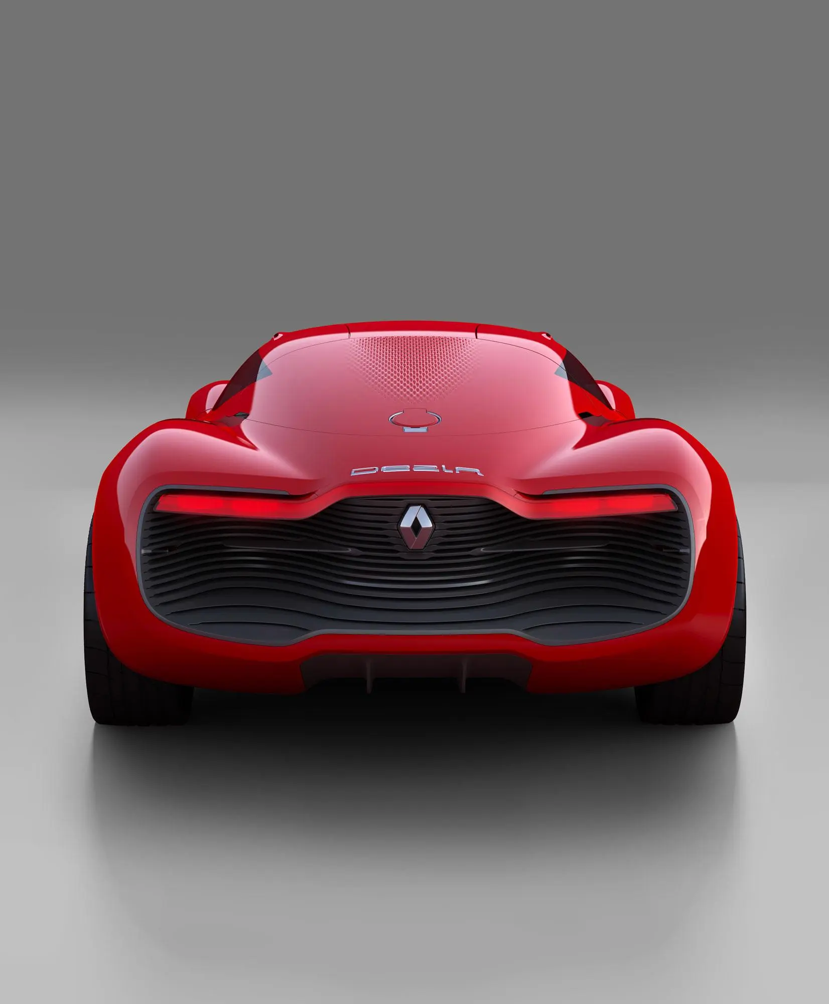 The Renault DeZir concept electric vehicle