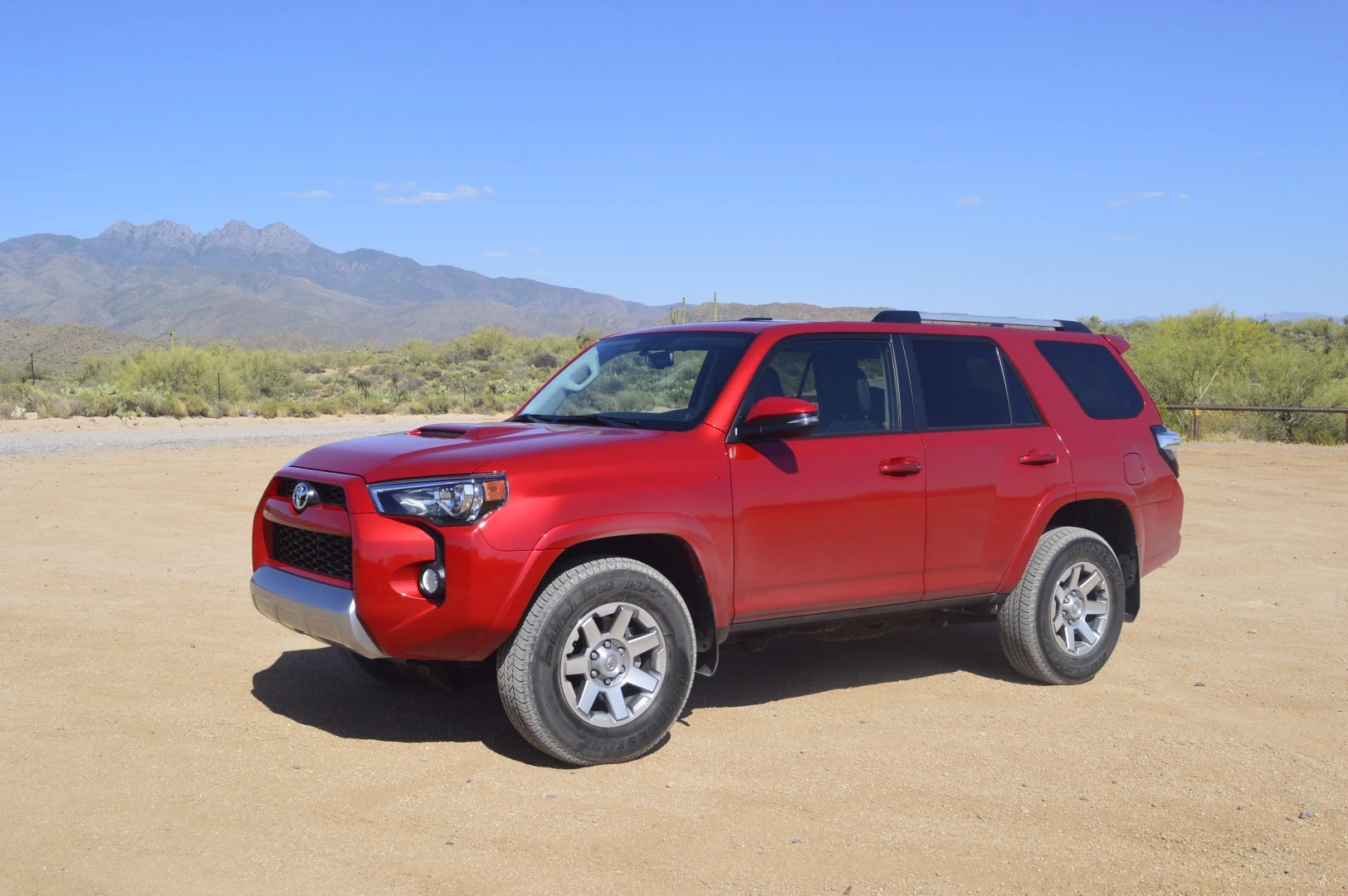 Our first taste of off-road: Four Peaks area north of Phoenix