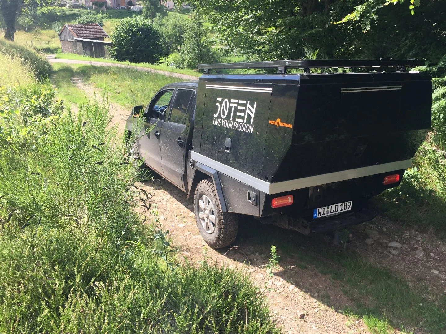 Thanks to its rugged pickup truck base, the Fiftyten can muscle its way to trailheads and campgrounds well off the beaten path