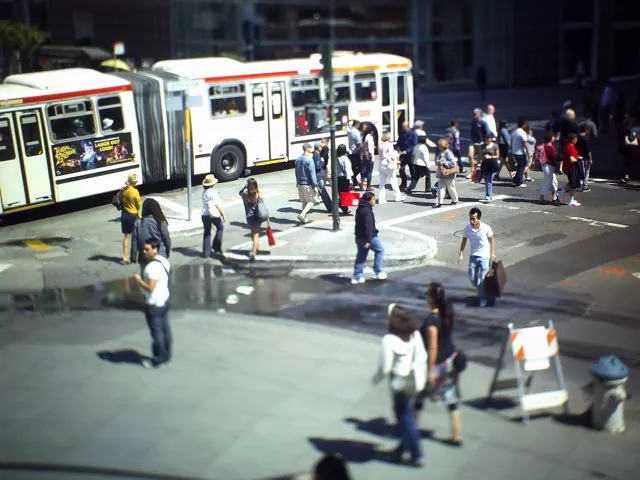 A tilt-shift photograph taken with the NeinGrenze 5000T (Photo: Photojojo)