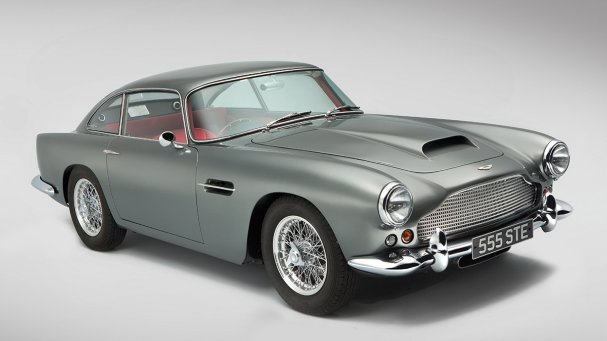 The Aston Martin DB4 was produced from 1958 until 1963, with its 3670 cc DOHC six cyinder engine producing 240 hp and propelling it to a top speed, as tested by Autocar magazine in 1961, of 141 mph (227 km/h). The next model would become even more famous as fictional secret agent James Bond began his successful run at the movie box office, driving his famous gadget-enriched and visually similar DB5. An appreciation of the vehicle can be had in this brief photographic essay of a restoration of the model.