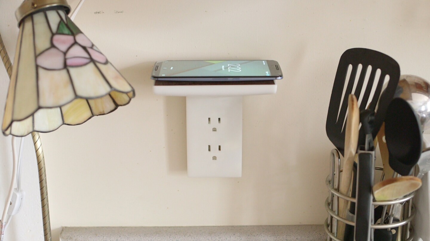 WallJax EZ and Float are simple, seamless wireless charging shelves