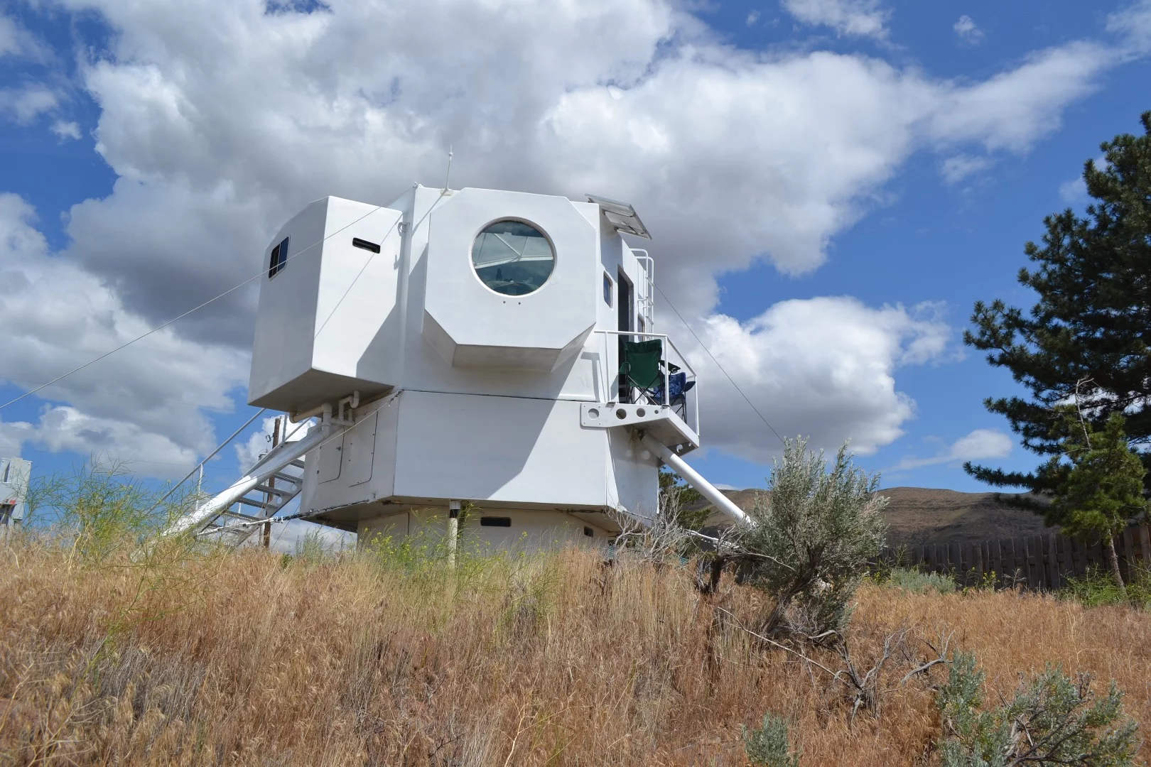 The Lunar Lander is located in rural Washington state