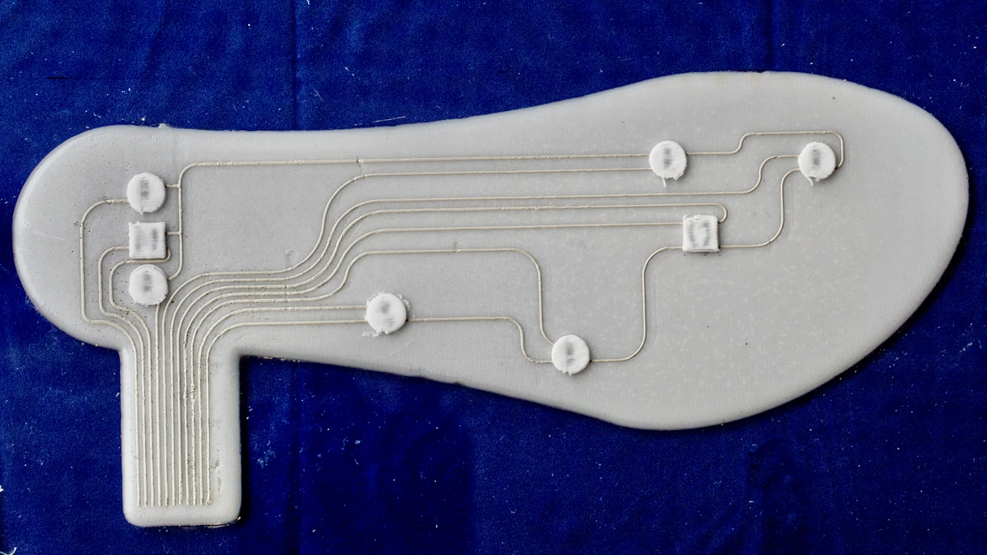 Although the current prototypes are hard-wired, plans call for the final version to be wireless