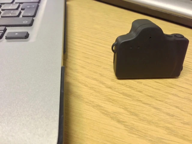 There's no screen, no viewfinder and you've got no idea what your photo or video will be like until it's viewed on a computer