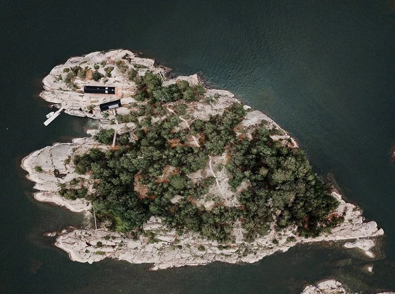 The couple spent five years searching for the ideal island, located at the edge of the Archipelago National Park in Southwest Finland