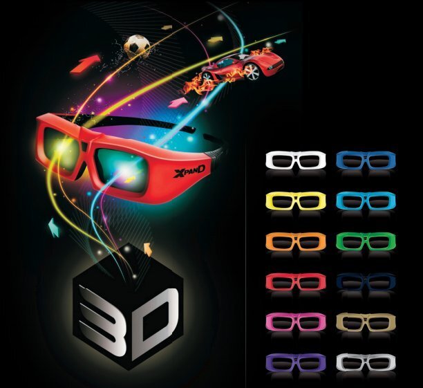 XpanD X103 universal 3D glasses announced