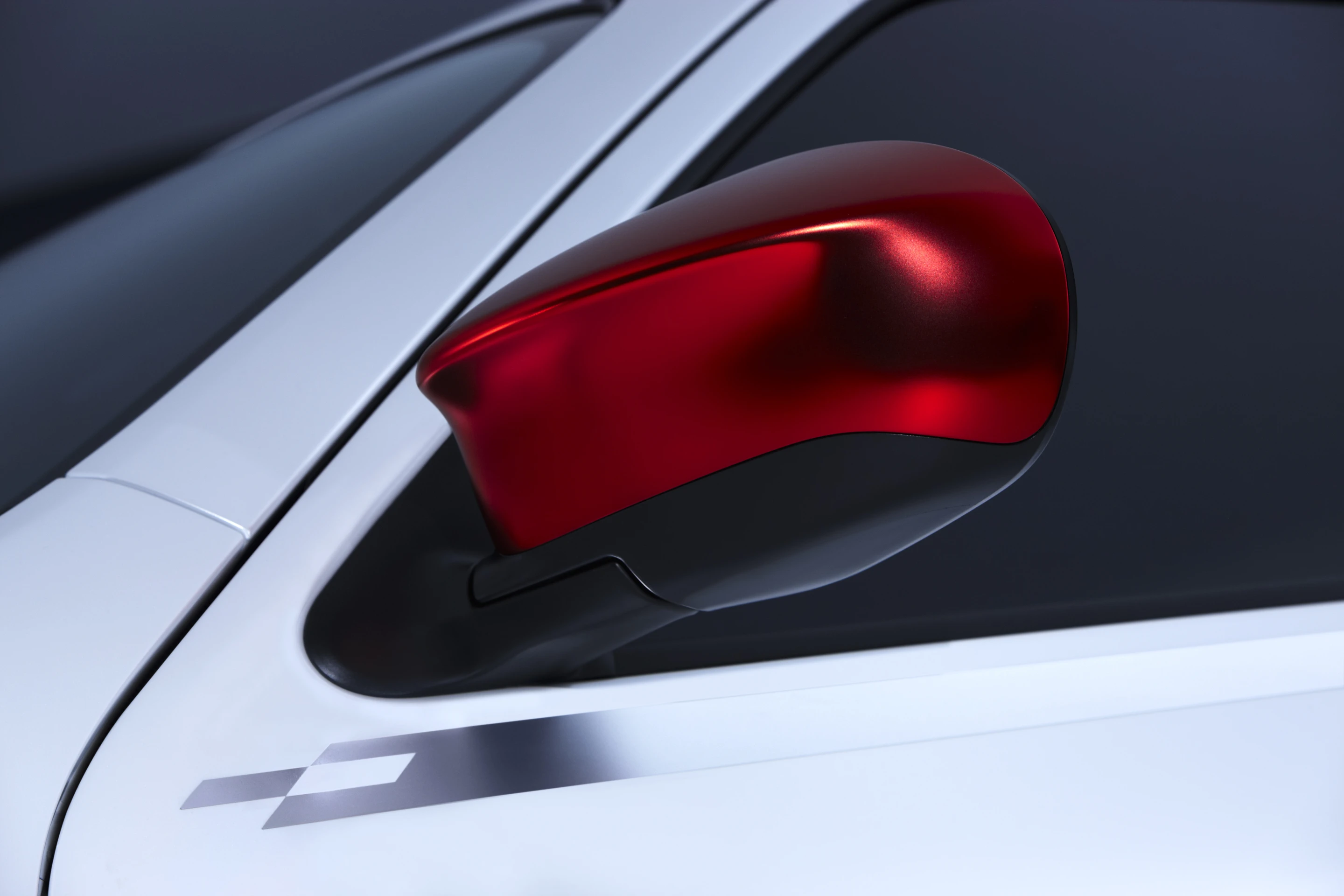 Nissan's Juke Concept is finished in signature Nismo colours of pearl white with red highlights