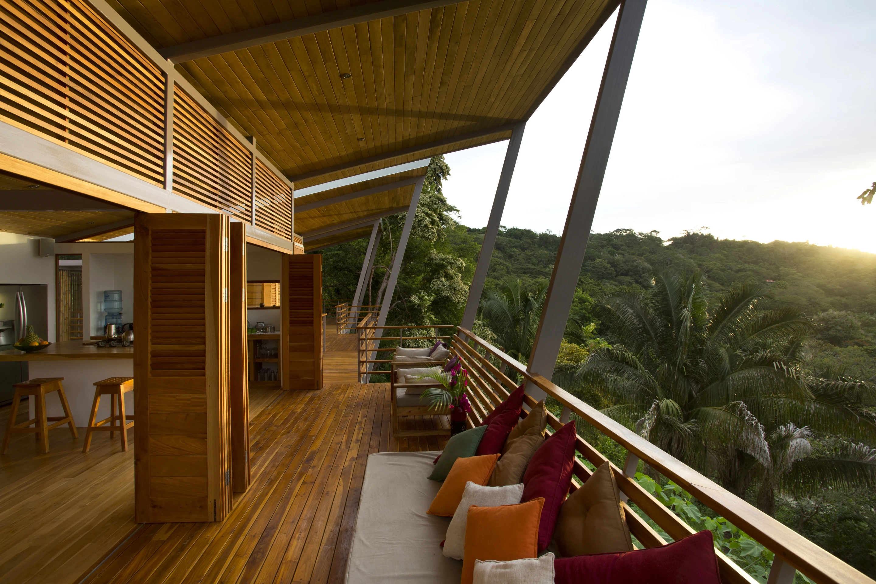 A solar heating unit, and high-efficiency LED lighting are also installed (Photo: Benjamin Garcia Saxe Architecture)