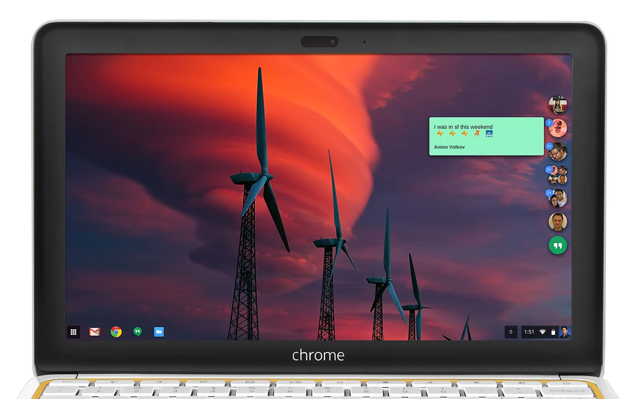 Google's new Hangouts app is designed to work outside the browser