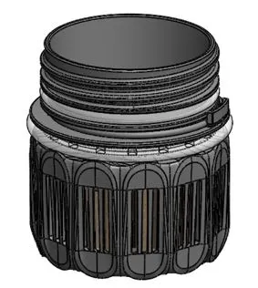 The G3+ Filter and G3+ Purifier units secure to the bottom of the inner cup