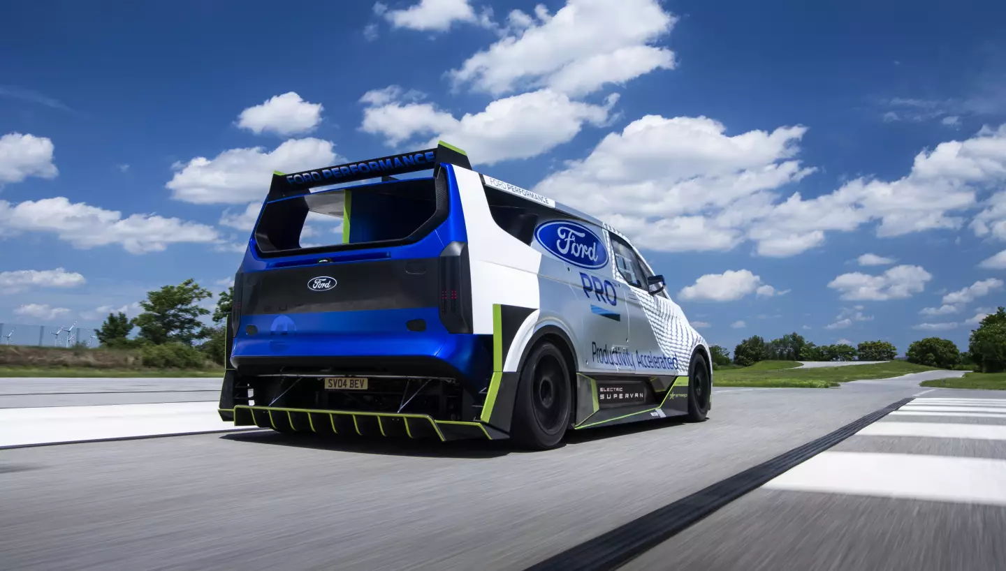 The new Supervan has a full selection of drive and special modes