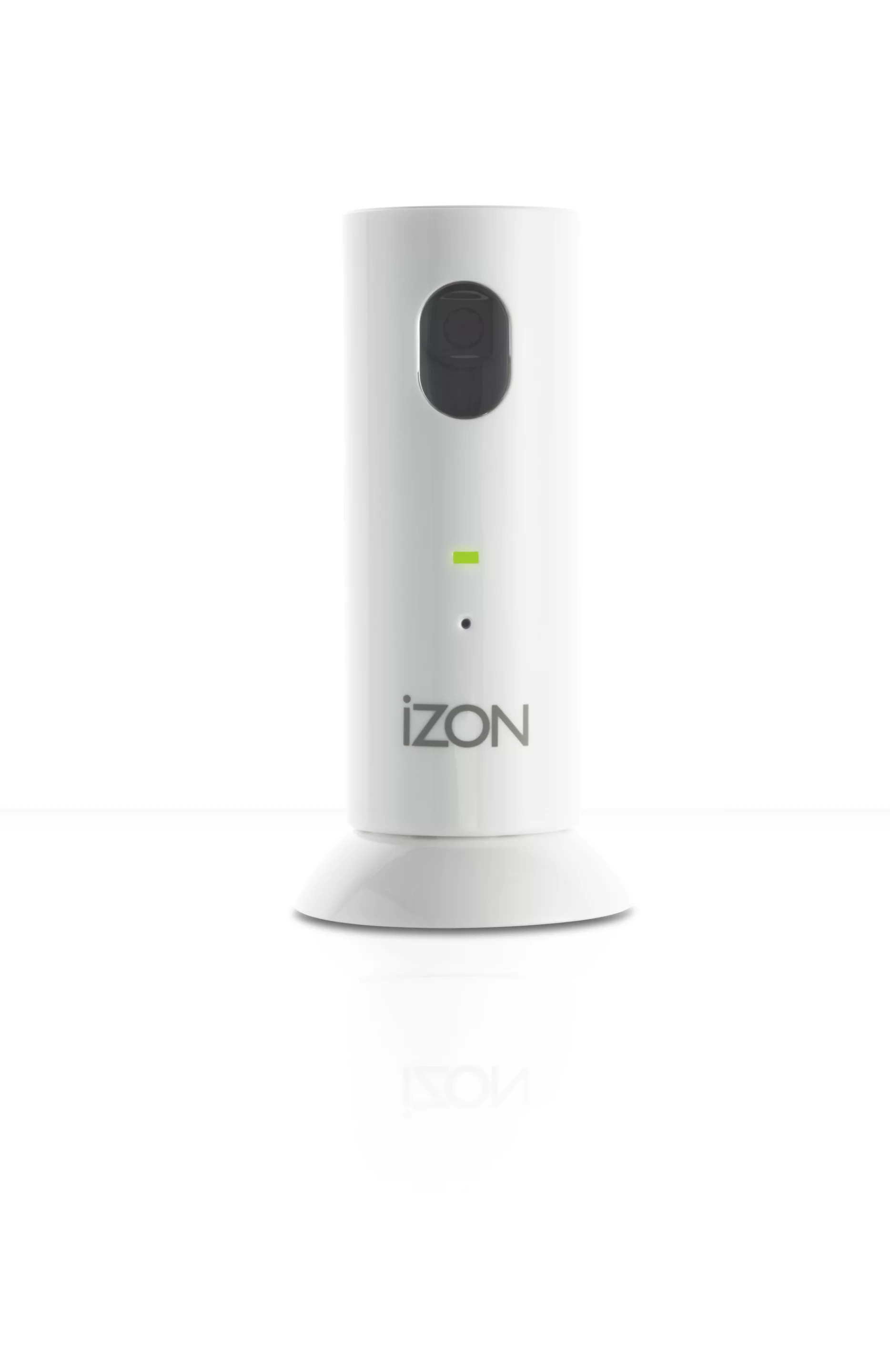 The iZON will need to be added to a user's local wireless network to securely encrypt and send out or upload captured audio and video and a horizontal surface to sit on (or can be ceiling-mounted)
