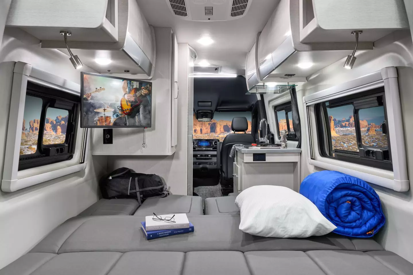 Thor's oversized 70 x 72-in bed has more area than a king