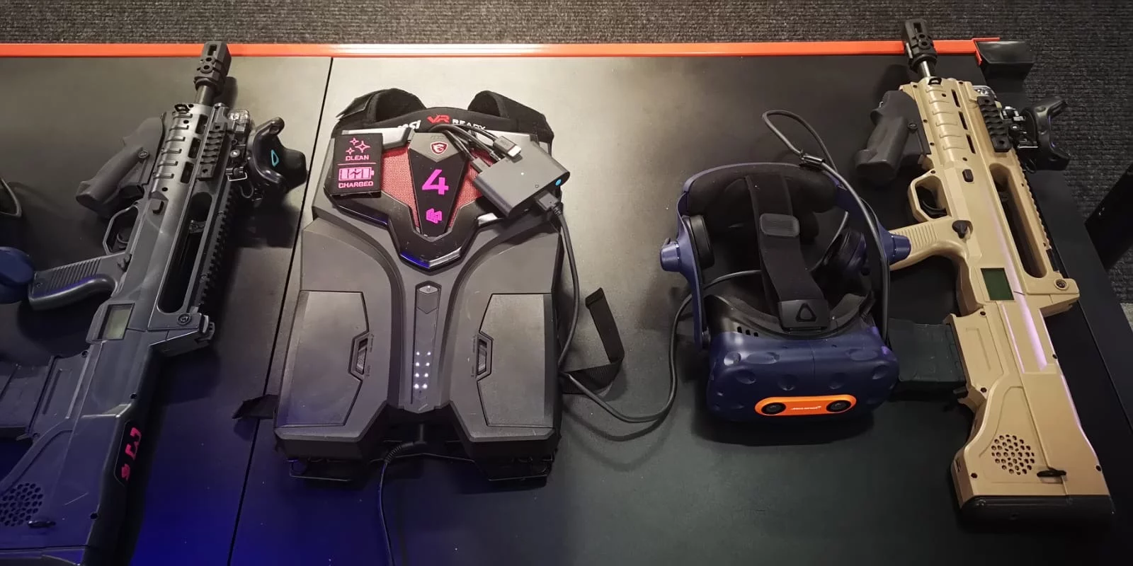 Autron VR's zombie shooting games use weapons that feel real