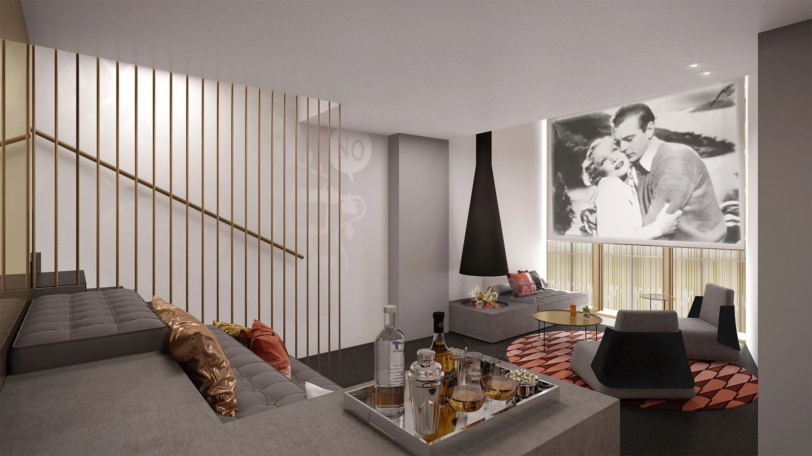 A living room at W Amsterdam