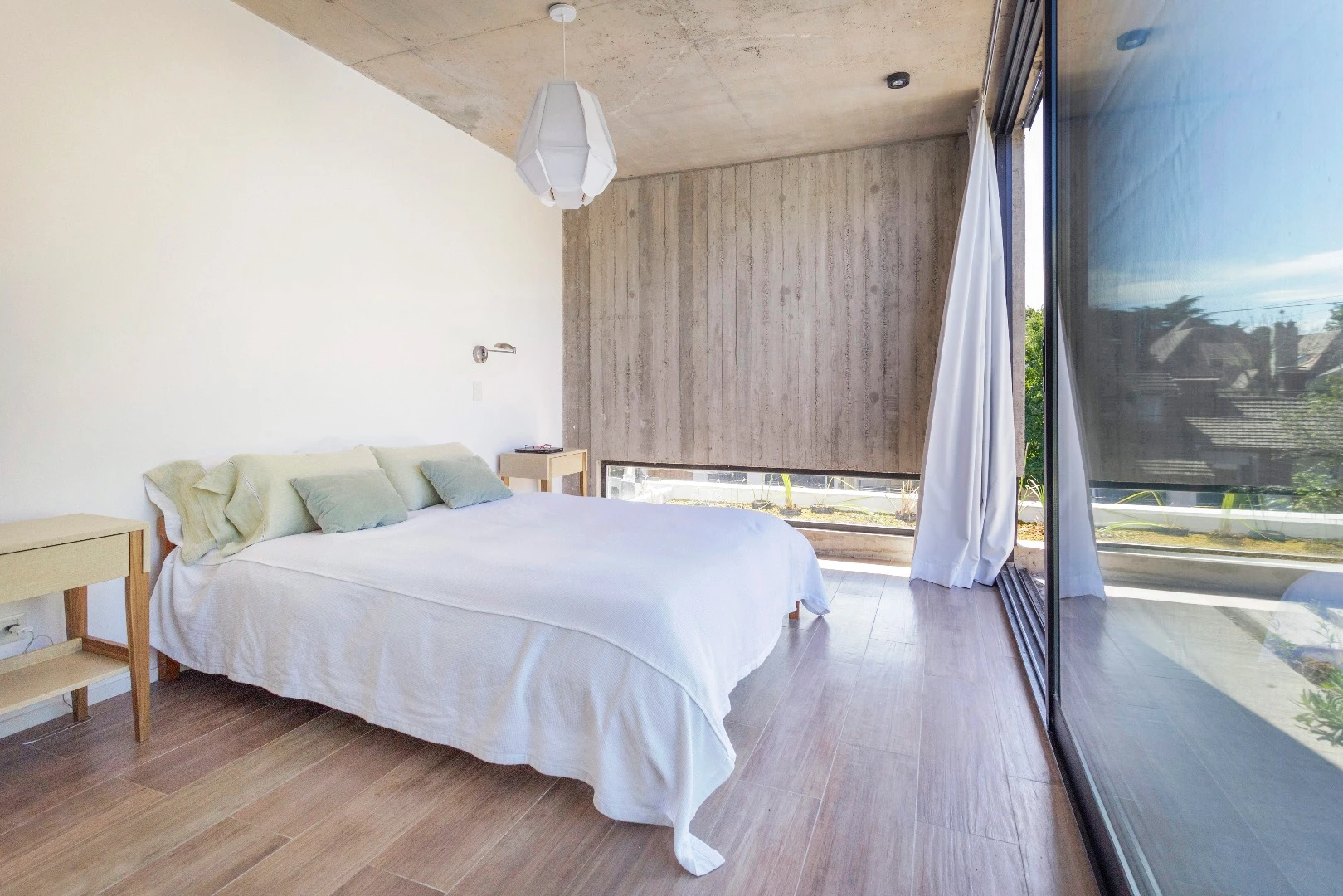 One of the MeMo House's bedrooms