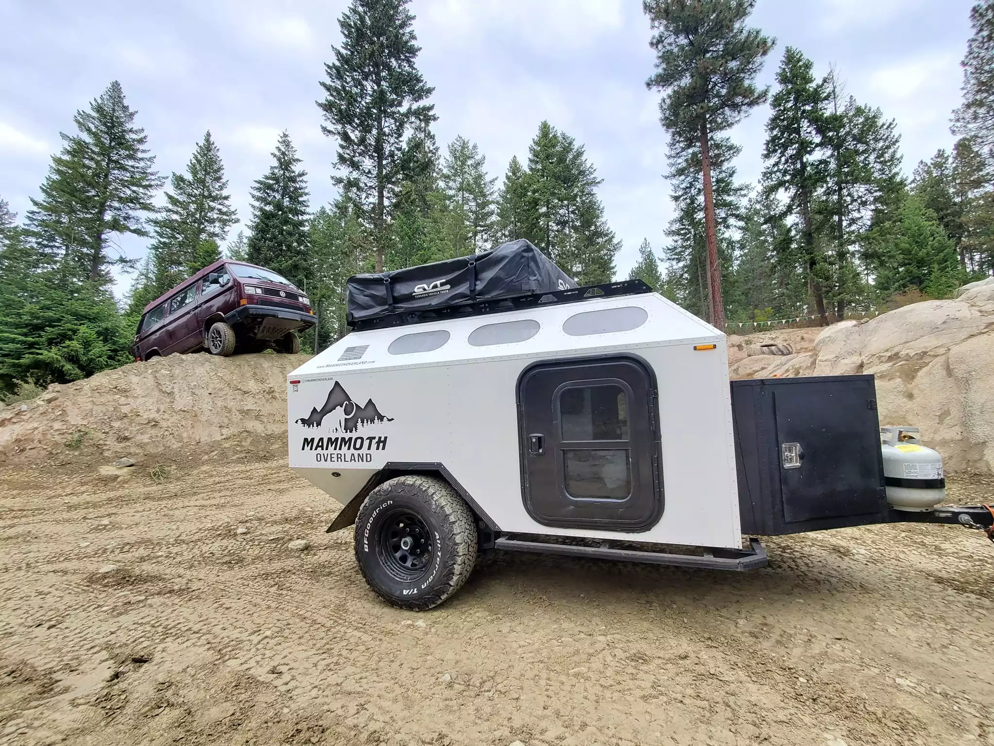 Old- and new-school off-road camping