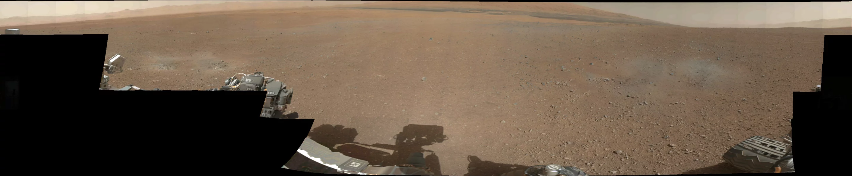 Panorama taken by Curiosity (Image: NASA/Caltech)
