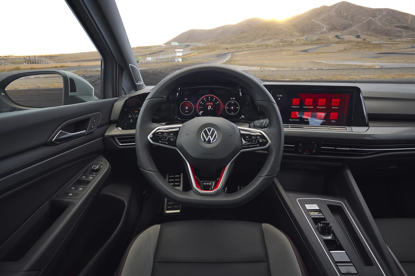 A 10-inch driver information display and similarly-sized infotainment display are interior features for the new 2022 Golf