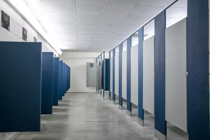 A study has tracked aerosols generated by flushing toilets in public restrooms