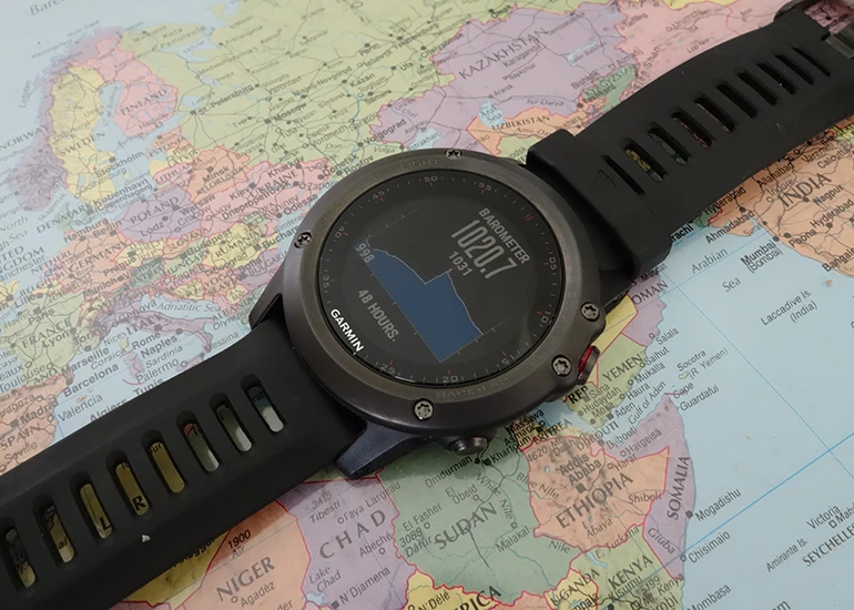 Plenty of data is available, including imminent weather conditions (Photo: David Nield/Gizmag.com)