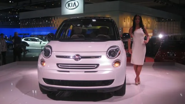 The Fiat 500L, at the LA Auto Show this week