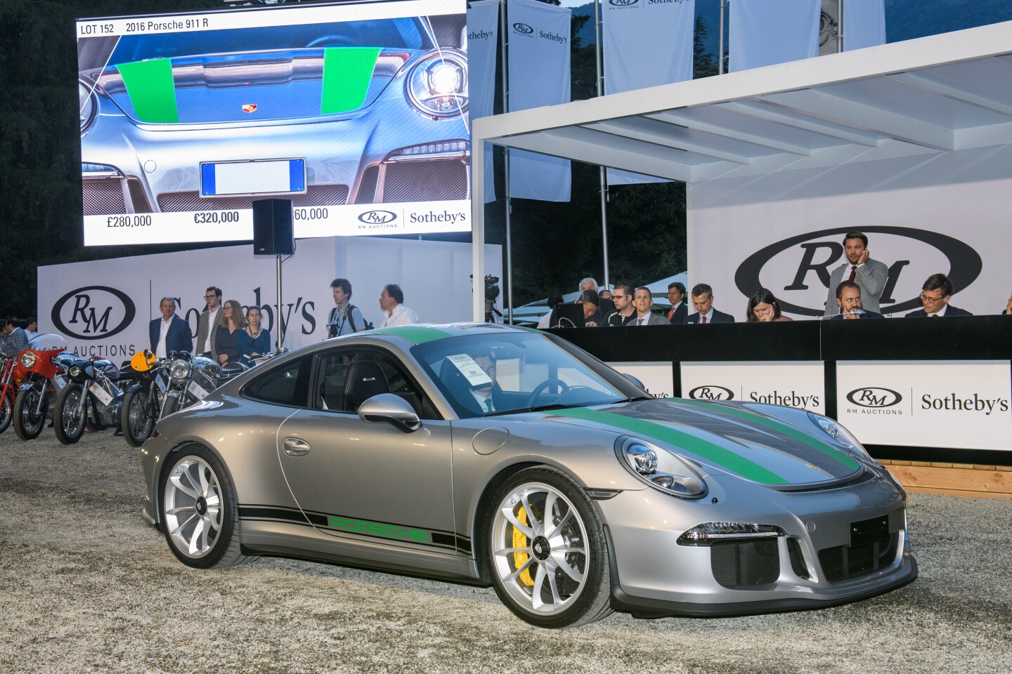 Billed by the official description as the "most anticipated Porsche 911 of the 21st Century", the new 911 R performed admirably on the auction block at its first outing. This car had just 1000 km on the clock and sold for €358,400 ($400,717). Auction Link