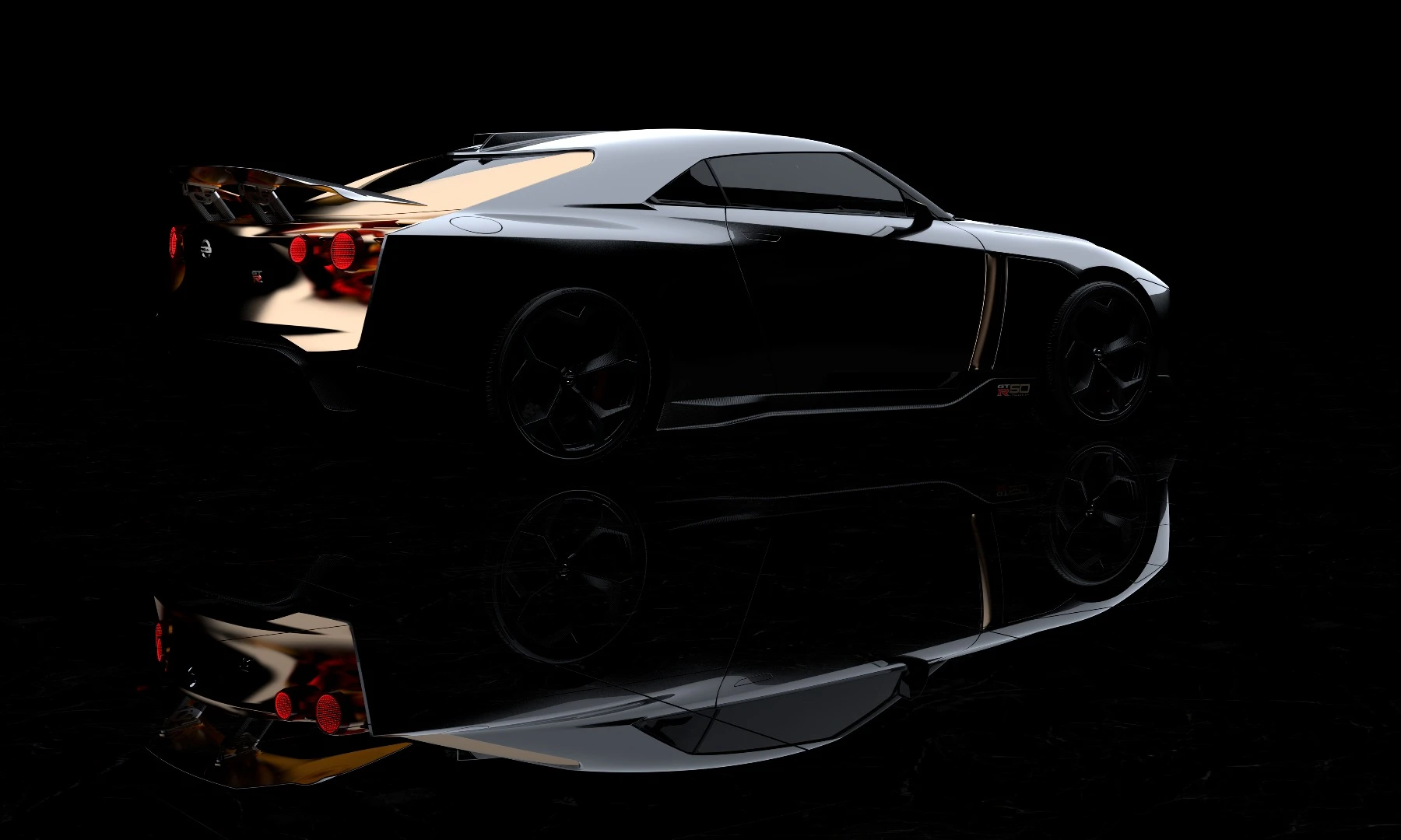 The GT-R50 started as a GT-R Nismo and got some extra performance out of the engine and suspension, along with a complete makeover