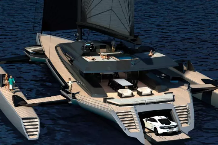 The CXL 160 will come with a McLaren MP4-12C, which has its own designated storage compartment