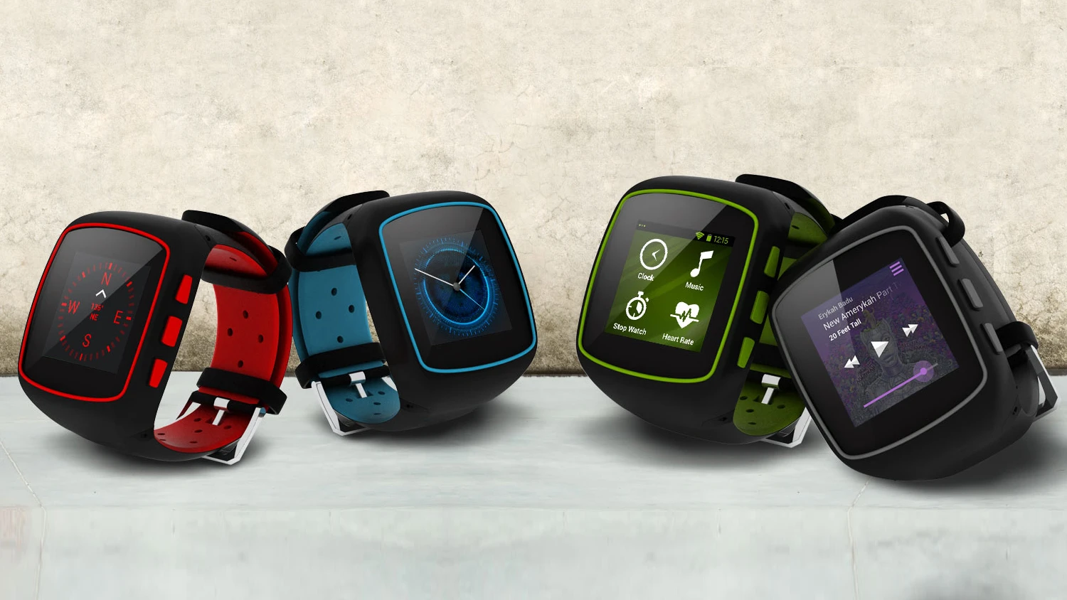 The WearIT smartwatch is aimed at sports and outdoors users