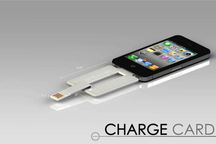 The ChargeCard is small enough to fit in a wallet or purse