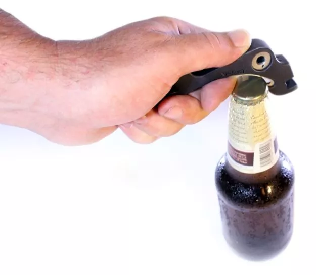The XiStera also functions as a bottle opener