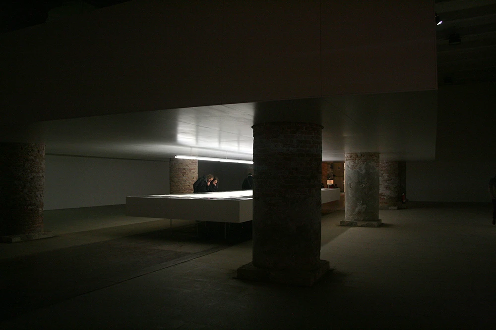 Common Ground exhibit by Valerio Olgiati (Photo: Bridget Borgobello)