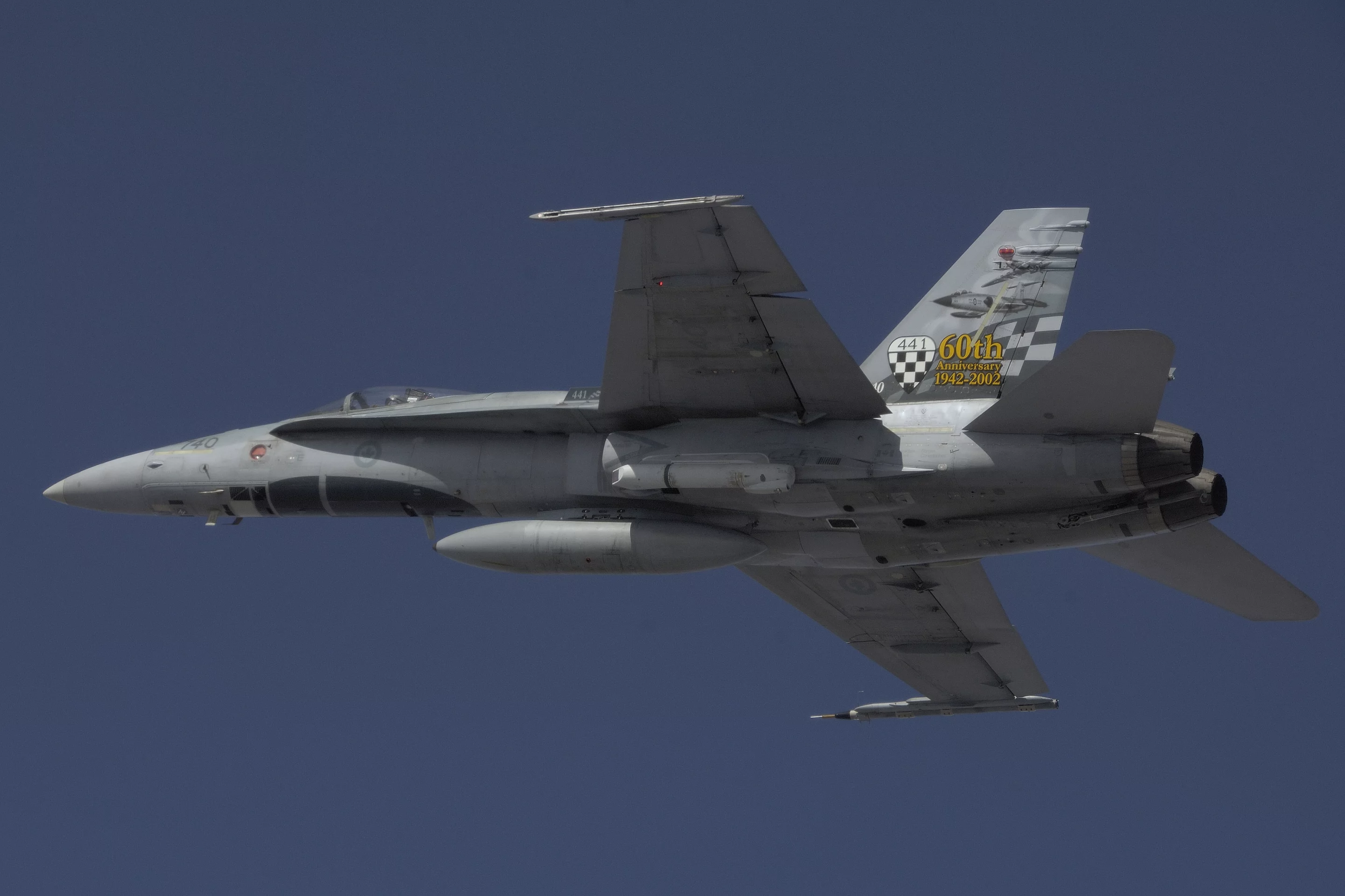 A Sniper pod fitted to a Royal Canadian Air Force Hornet (Image: Lockheed Martin)