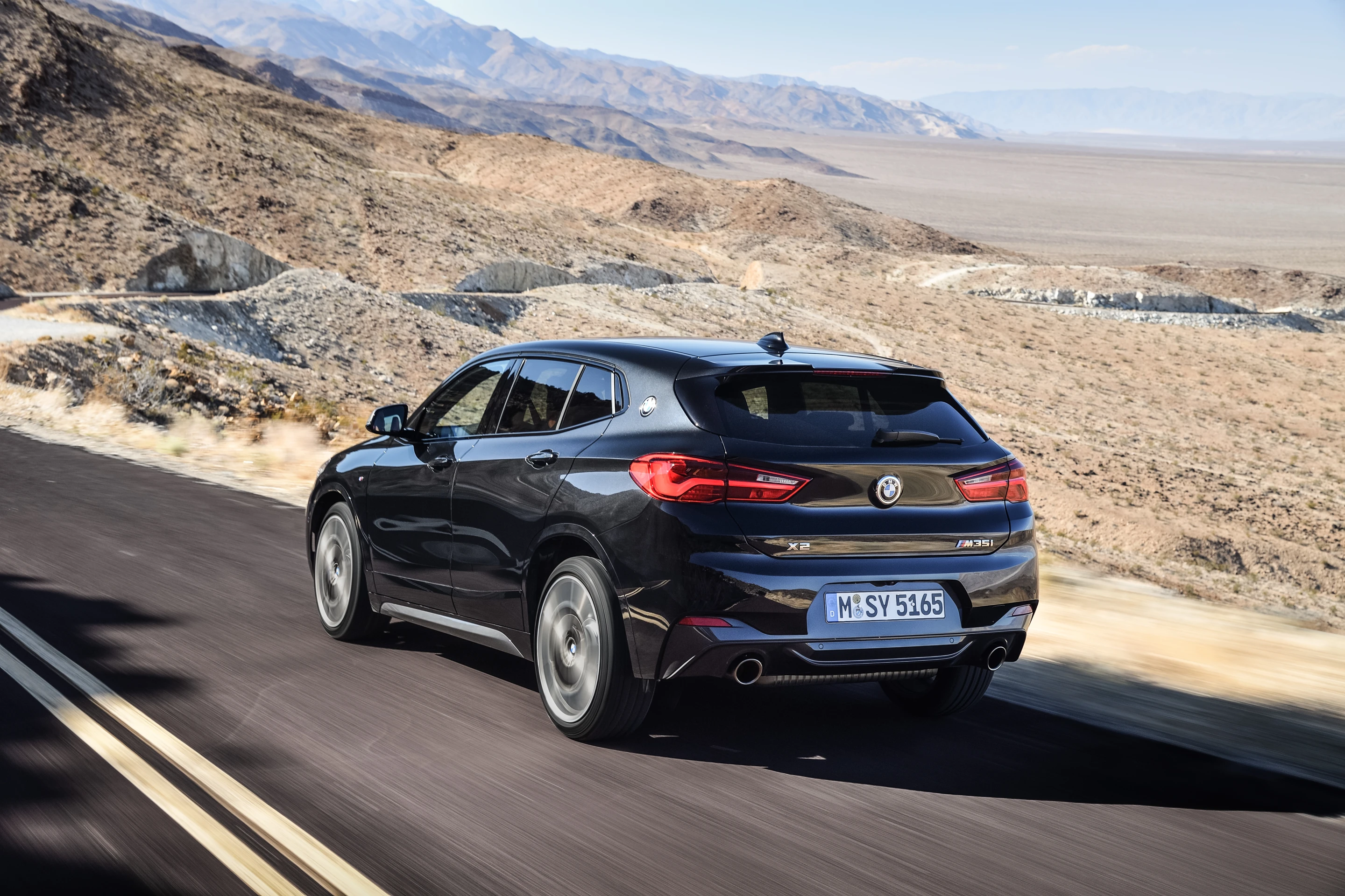 The BMW X2 M35i makes 225 kW (301 hp) and 450 Nm (332 lb-ft) of torque