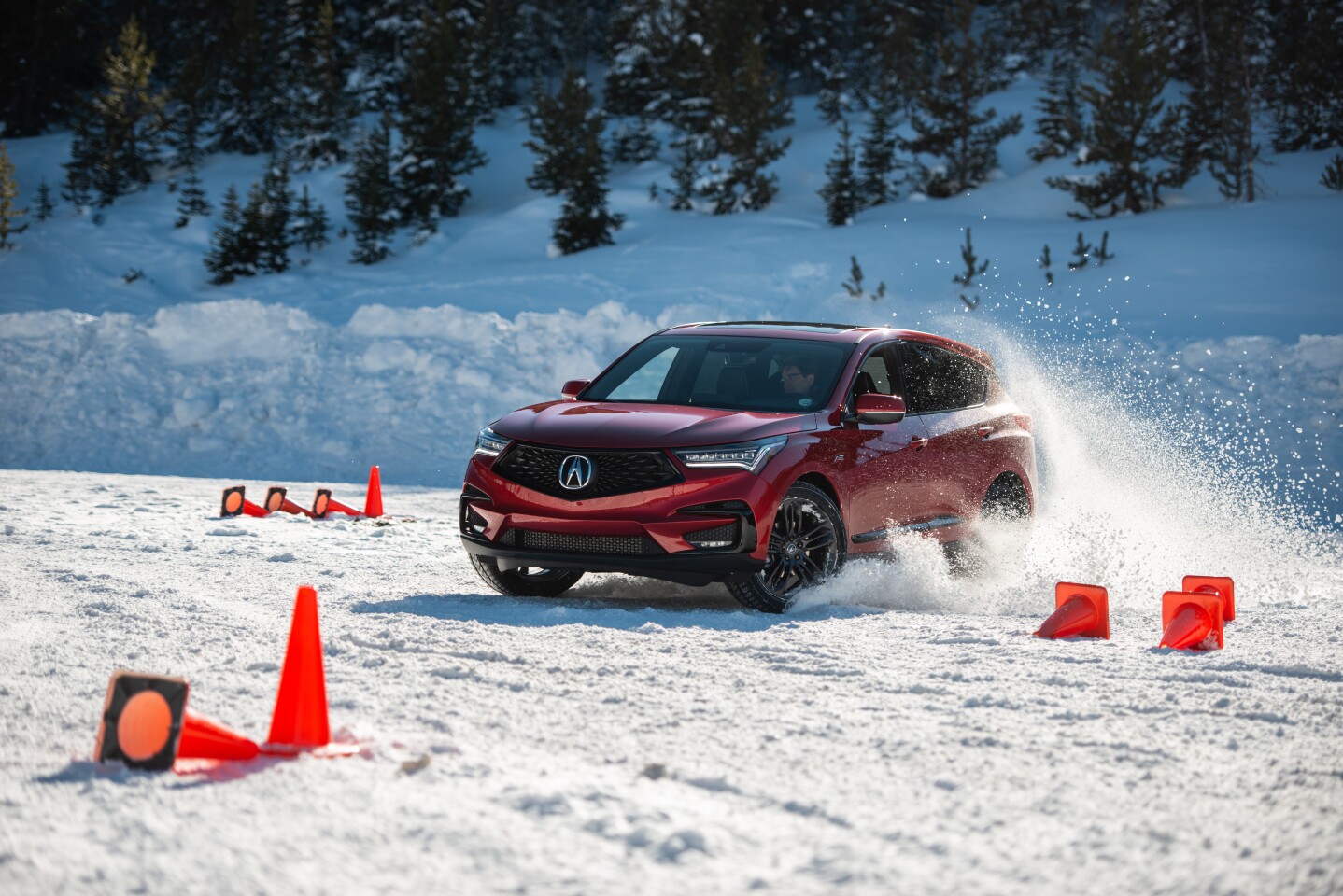 Going from Snow mode for maximum control in the snow and on the ice to any other driving mode showed a dramatic difference in how the Acura RDX handles itself