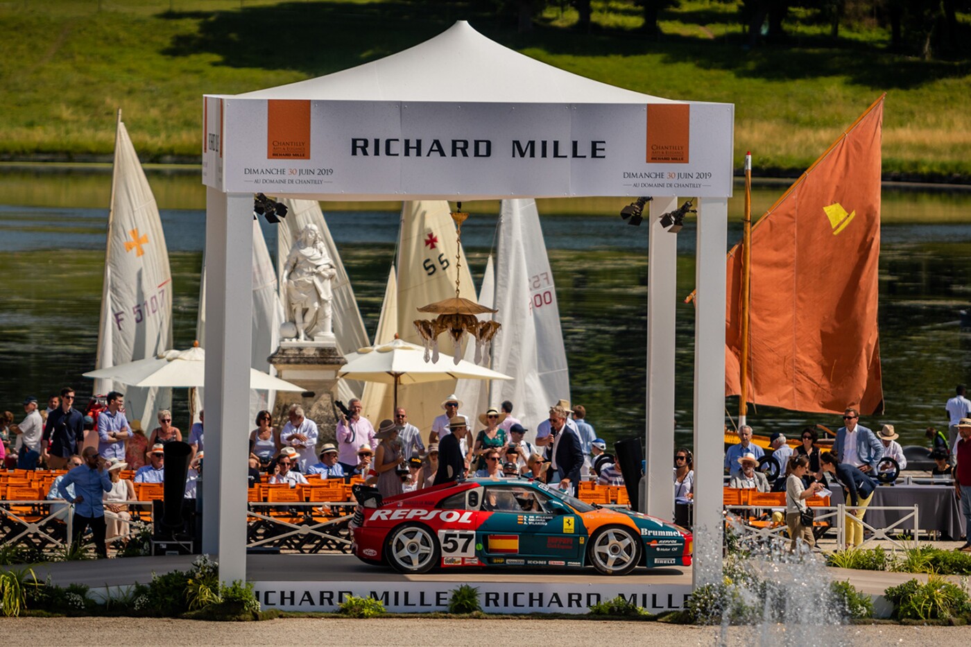 Domaine de Chantilly offers the perfect setting for an automotive heritage celebration, set among three separate gardens totaling 115 hectares