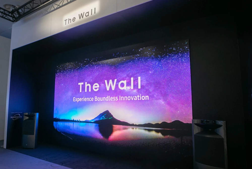 Samsung announced the 292 inch large format modular display at ISE 2019 in Amsterdam