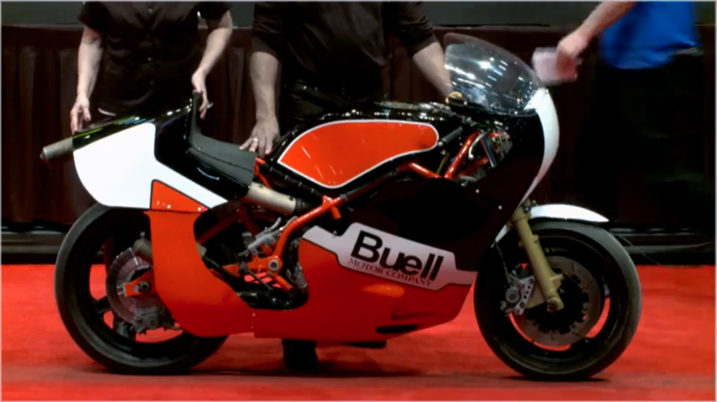 Erik Buell's motorcycles are revered the world over, and we have watched his rise and fall and rise and fall with fascination and admiration. His motorcycles have always been state-of-the-art, and I have been a breathless devotee for decades. This motorcycle didn't sell, but it did receive a high bid of $110,000. It is the very first production bike to wear the Buell name, built in 1984 and entitled the Buell RW750 Production Racer. Only two were ever produced, and they spawned a royal lineage.