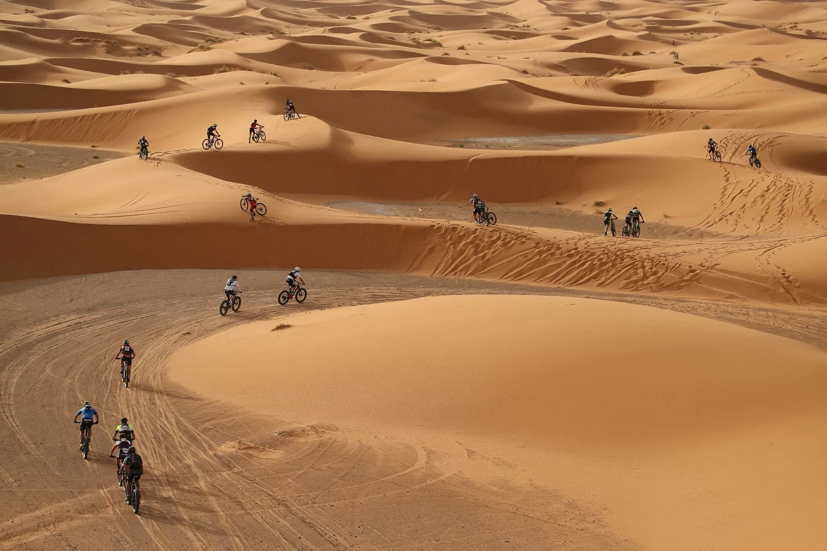 612 riders took part in the Gaes Titan Desert bike race in 2018