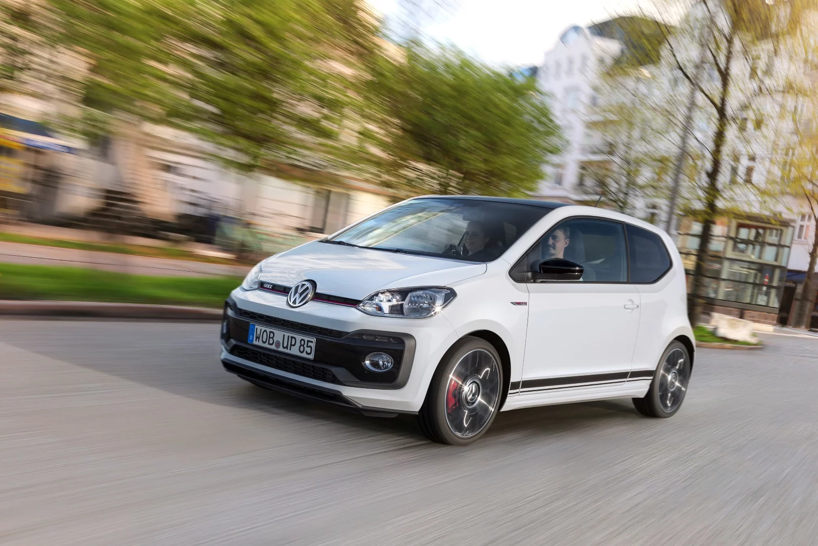 The GTI evokes the original Golf GTI with its light weight and compact size