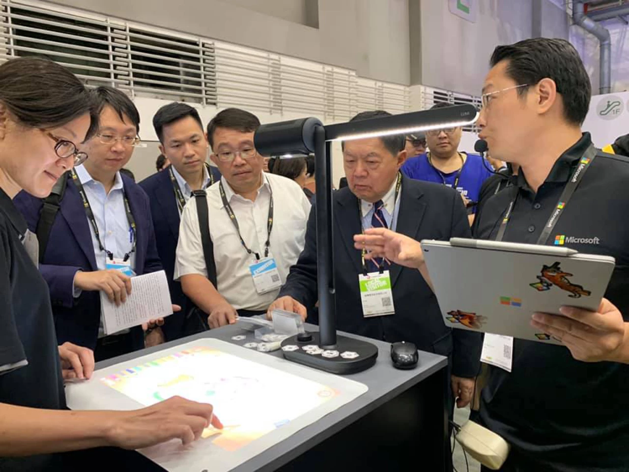 The Lumi desk lamp was showcased earlier this month as part of InnoVEX, a start-up feature exhibit at Computex Taipei