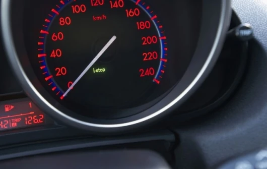 Mazda's iStop technology puts the engine into pause mode rather than turning it off completely which results in quicker restarts while achieving good fuel-saving