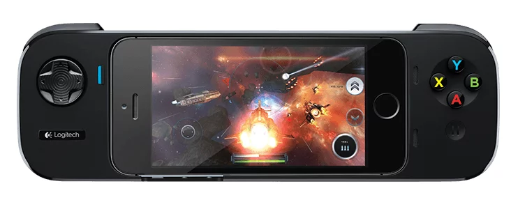 The PowerShell avoids gamers losing sight of the action on the touchscreen