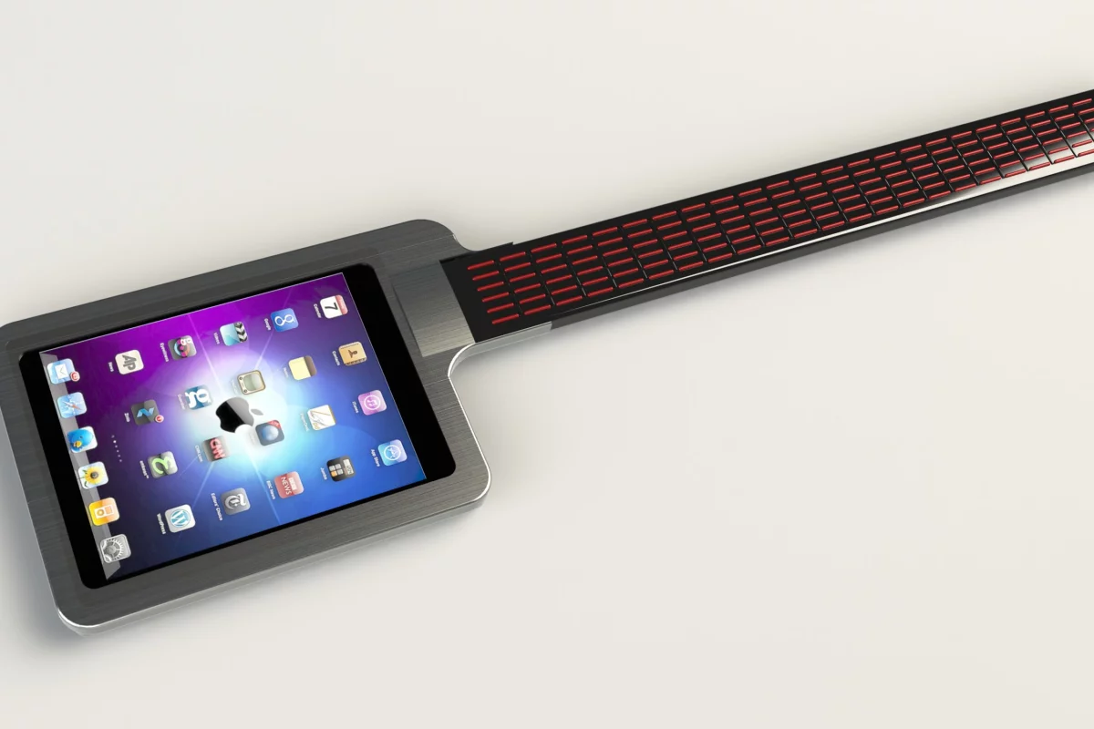 Starr Labs is developing a new iPad dock that uses the power and versatility of Apple's tablet, combined with its patented, button-based electronic guitar fingerboard to create a new digital instrument called the iTar